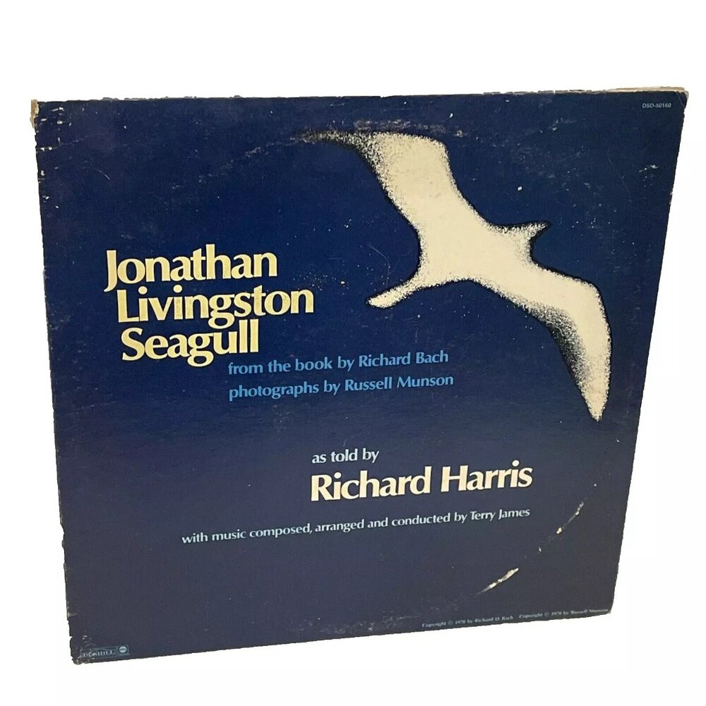Richard Harris Jonathan Livingston Seagull (Vinyl, 1973) Dunhill DSD-50160 VG LP